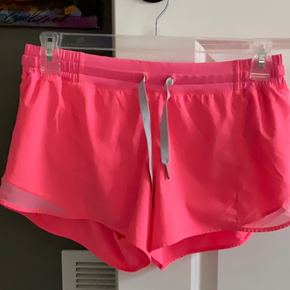 Lululemon coral shorts, size 10
